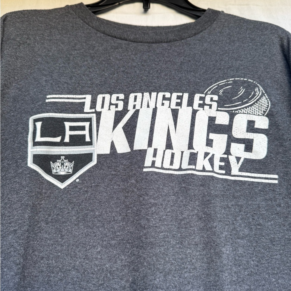 NHL Los Angeles Kings Charcoal Long Sleeve Shirt